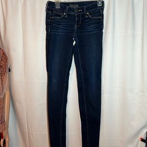 Decree denim leggings junior size 1 dark blue